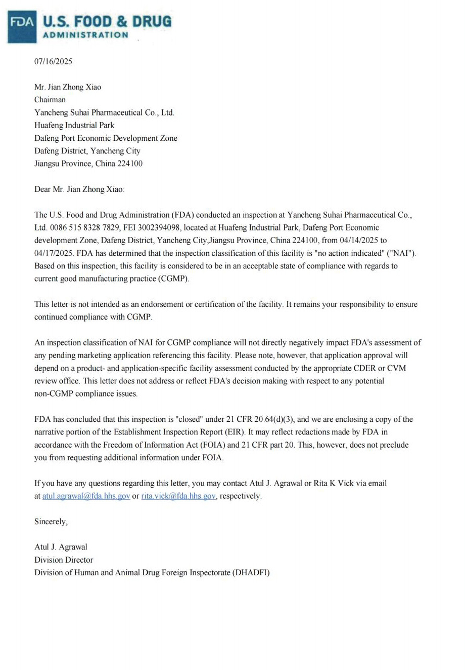 EIR LETTER-2025
